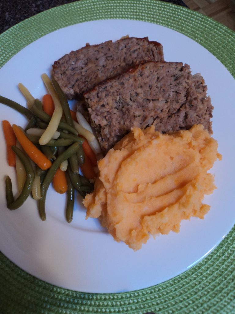 Meatloaf with Sweet Potato Mash | When Feta Met Olive