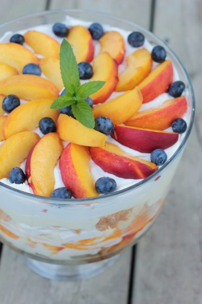 Peach Trifle | When Feta Met Olive
